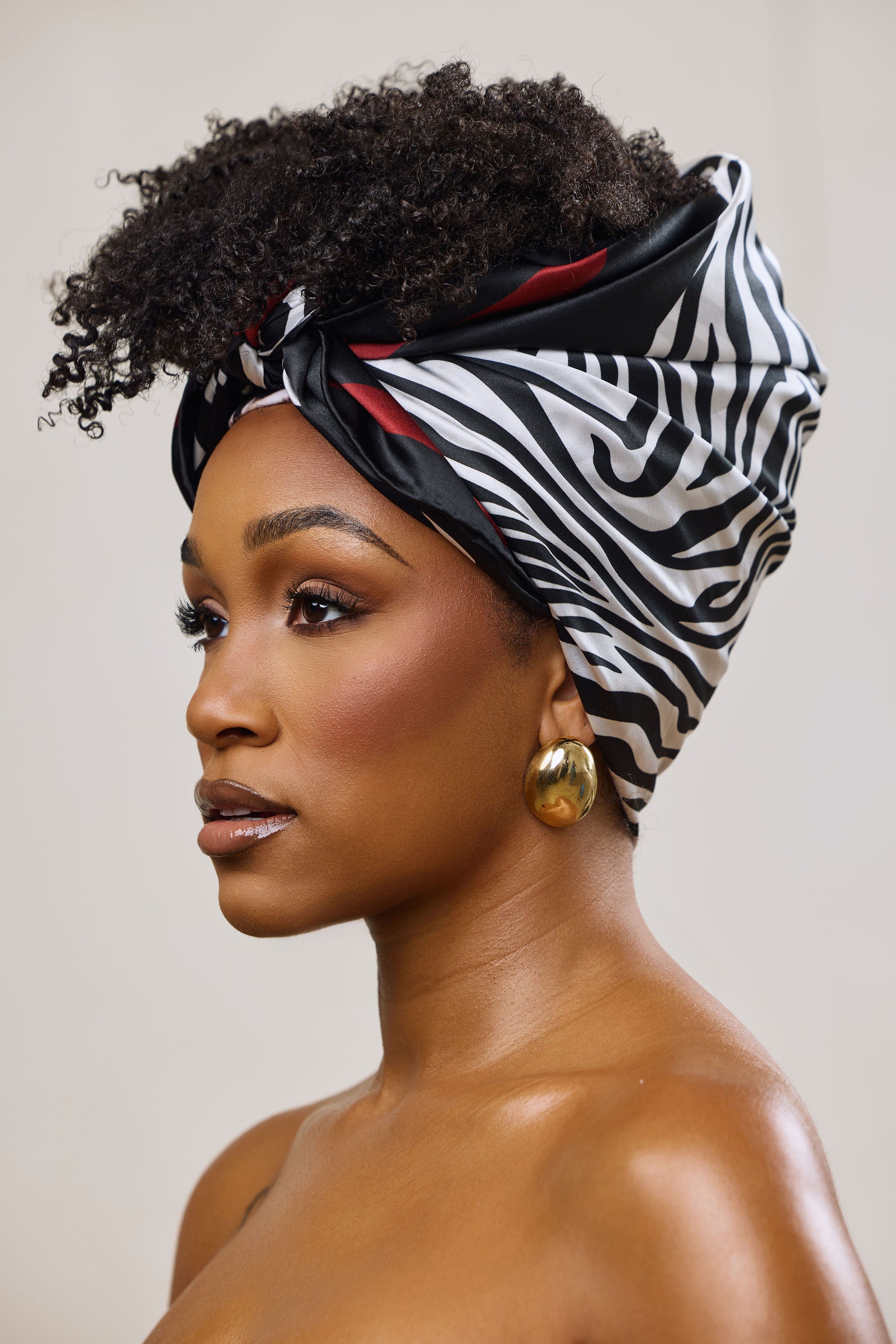 Jumbo silk scarf – Curlyssentials