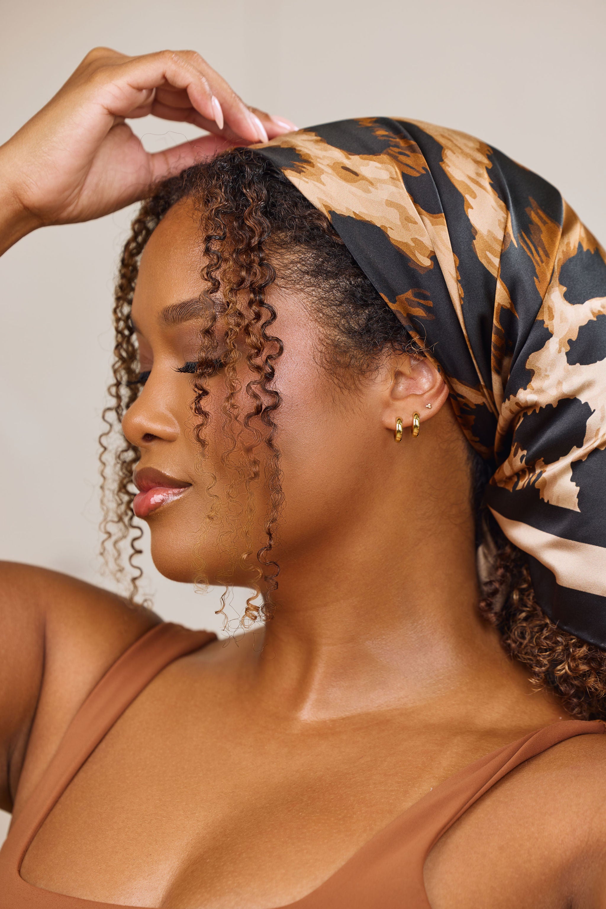 Jumbo silk scarf – Curlyssentials