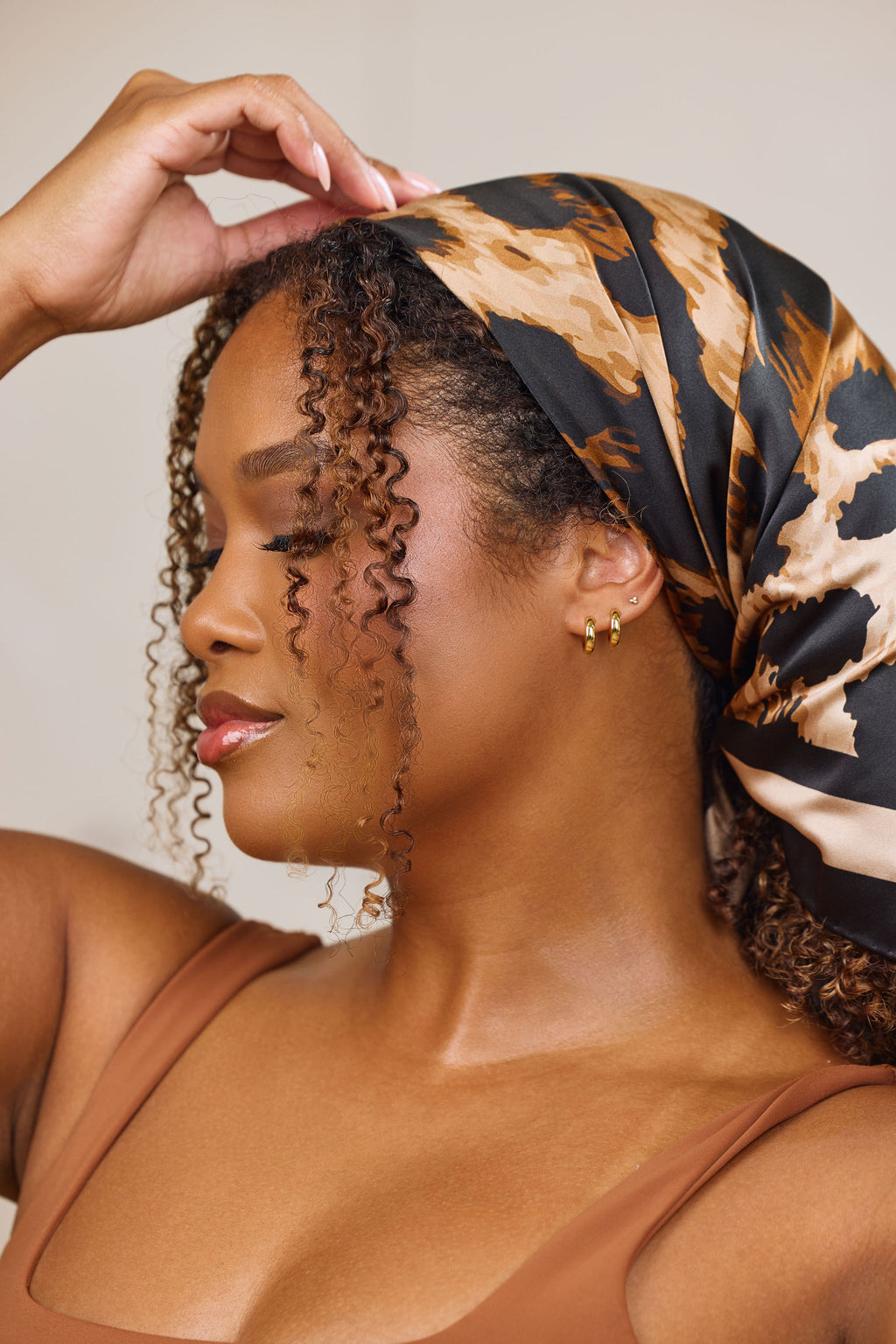 Jumbo silk scarf